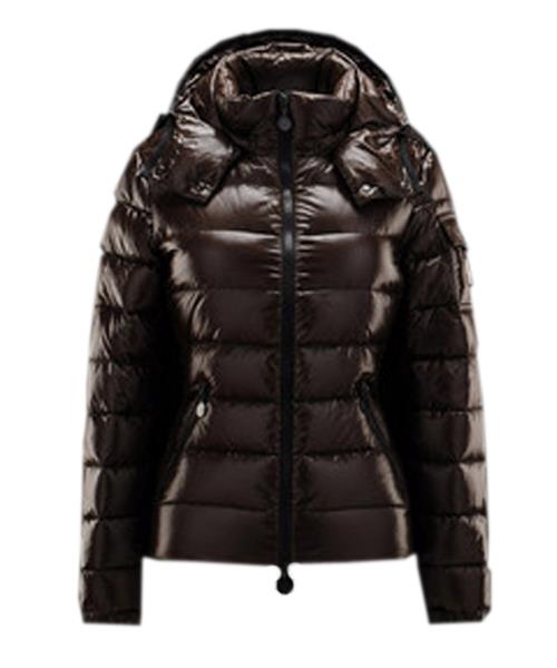 moncler bady winter kvinner ned jakke zip hooded brown Spesialtilbud gaql2