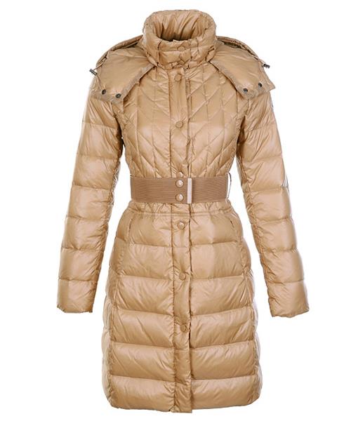 moncler billig down coats kvinner belt dekor khaki Tynn Ingen Skatt eqjx8