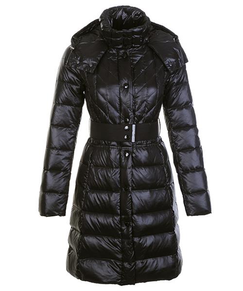 moncler billig down coats kvinner belt dekorasjon svart Til Deg m95dr