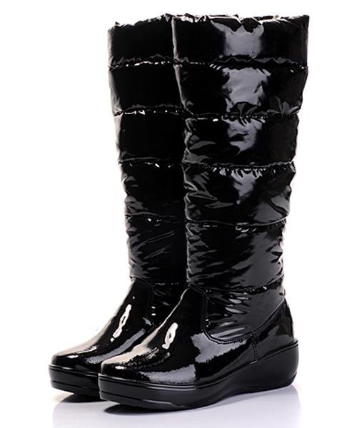 moncler boots nible svart metallic fabric Tynn Ingen Skatt r3l41