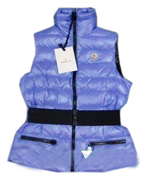 moncler branson kvinner down vest belt dekorative light blue Engros Counter Ekte rmwzq