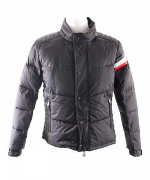 moncler chamonix down jacket menn knapper dark blue short Trendy by3g5