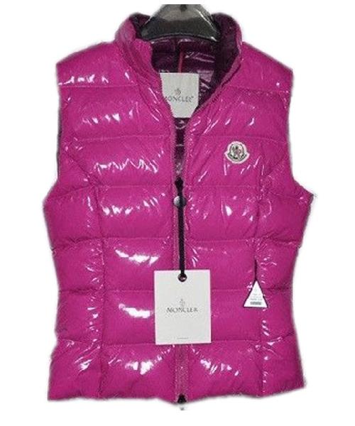 moncler chany down vest kvinner zip kort rosa Fasjonable Klær 6ep83