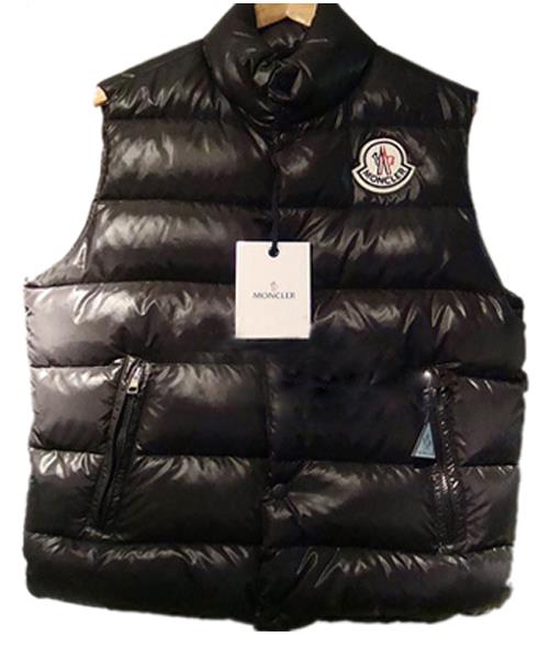 moncler clairy design down kvinner vest ermer svart Ærverdig e81og