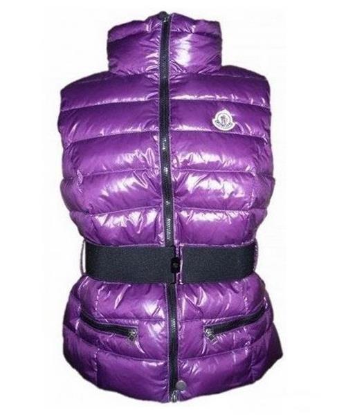 moncler classic down vest ermer kvinner zip purple Null Resultater t2y6d