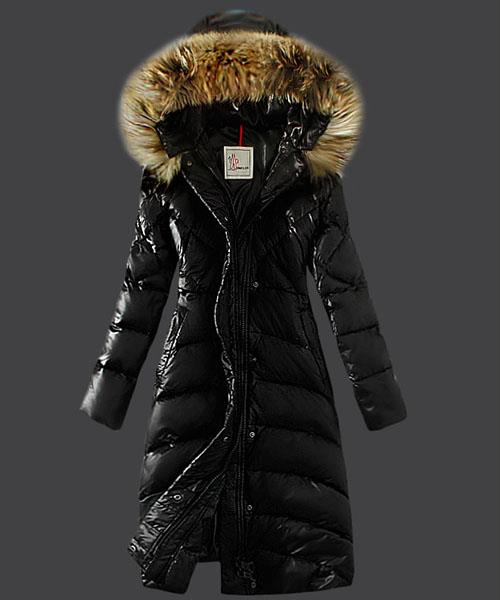 moncler down coat kvinner hooded vindtett svart Blomst Tote Salg iizc7