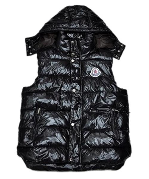 moncler down vest kvinner button hat svart Til Deg snlpz