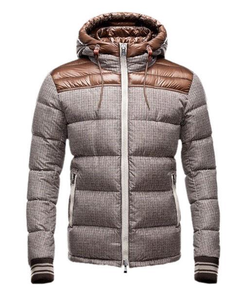 moncler eusebe fashion mens jacket down short brown Butikker 84bpv