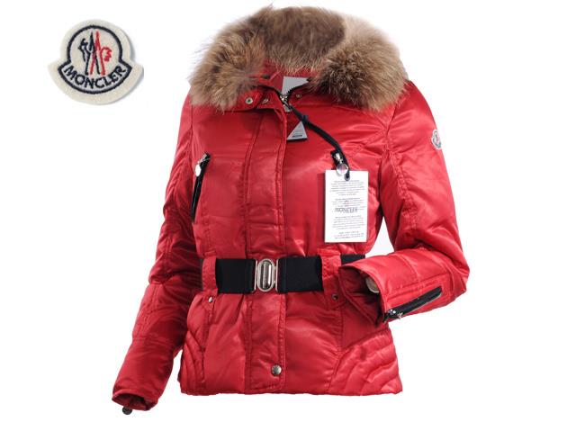 moncler faucon kvinner ned jakke zip med red 2013 new arrivals! Engros Billig Klær 5c19v