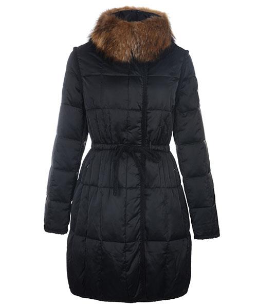 moncler for kvinner frakk euramerican stil long black Virkelig Facebook rag5h