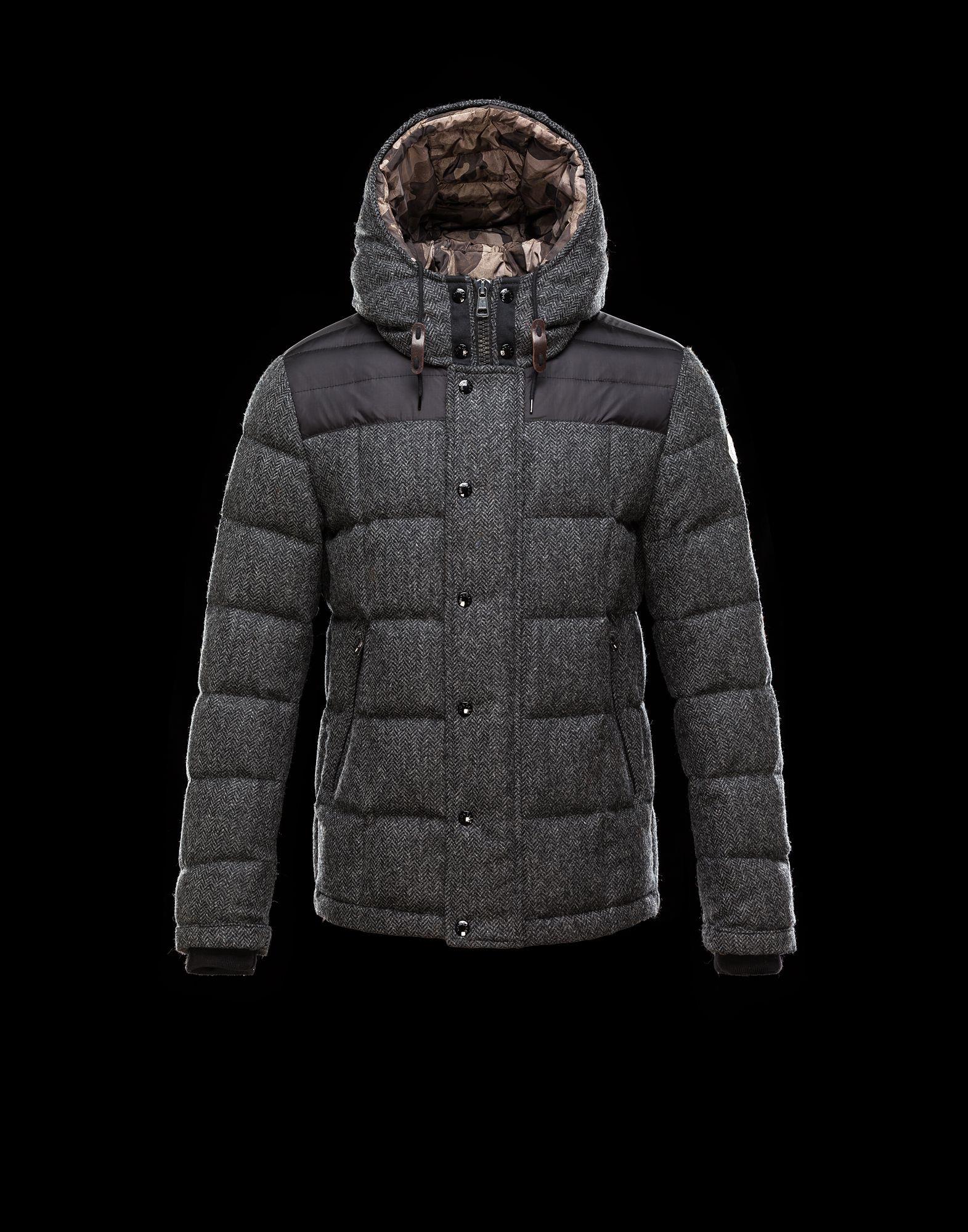 moncler guyenne utvalgt down jackets mens gra Mote Klær 2017 mulzr