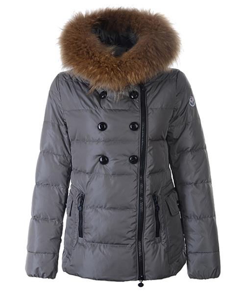 moncler herisson fashion womens jacket short gray Salg På Nettet 5hjuq