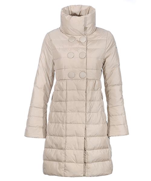 moncler johanna coats down kvinner hvit stand collar Engros Nettsted g1ql5