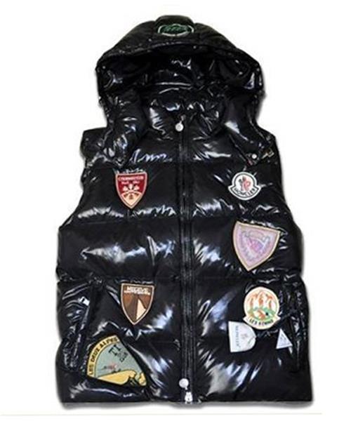 moncler k2 multiple logo menn ned vest hooded svart Bestille På Nettet 6o9ha