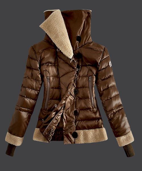 moncler kvinner down jacket double stand collar Ny Billig p9gtr