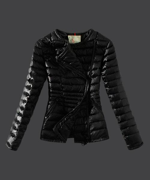 moncler kvinner dunjakker featured zip svart Temperament nz99m