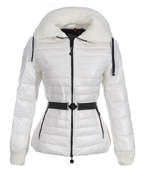 moncler lierre top quality kvinner jakker genser collar hvit For Prisen Lav iufmy