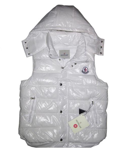 moncler lovers of menn vest ermer enkeltspent hvit Blomst Tote Salg yhefi