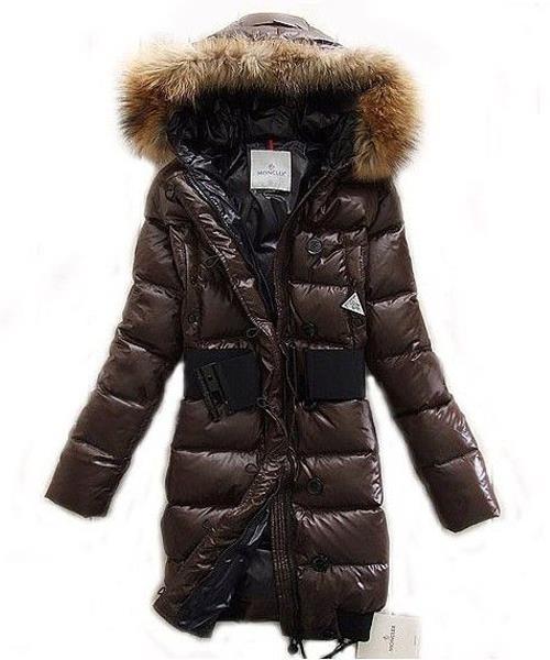 moncler lucie new kvinner pop star brown coat down Billig ve6q9