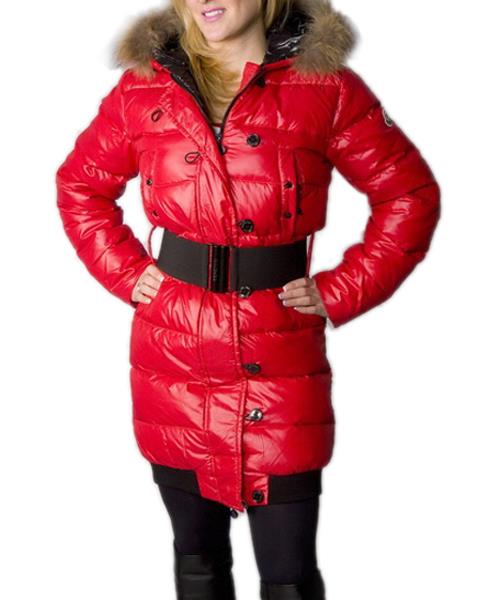 moncler lucie new kvinner pop star red coat down På Salg Nettside rigvz