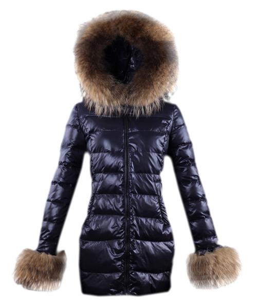 moncler mari kvinner frakk euramerican stil dark blue På Salg Salg jofwe