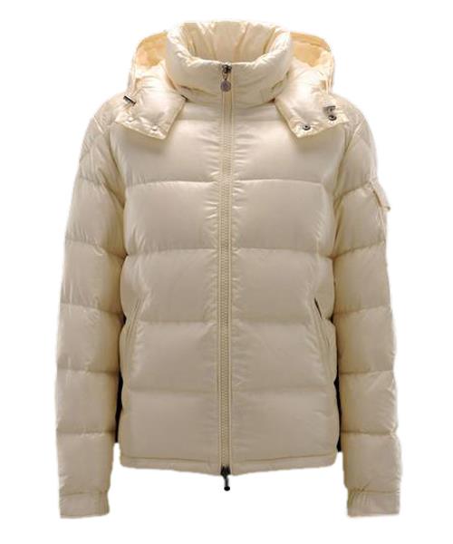 moncler maya winter mens down jacket fabric glatt beige Trekke Billig ssq3w