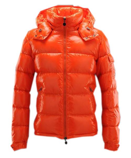 moncler maya winter mens down jacket fabric glatt orange Stilen Populær c7cb6