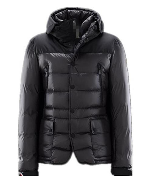 moncler menn jakke down breasted stil classic black Billig Detaljhandel ls55q