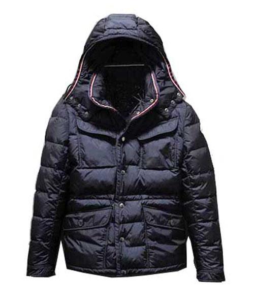 moncler millais down jackets mens krage multi lommer svart Salg Virksomhet vlhsf