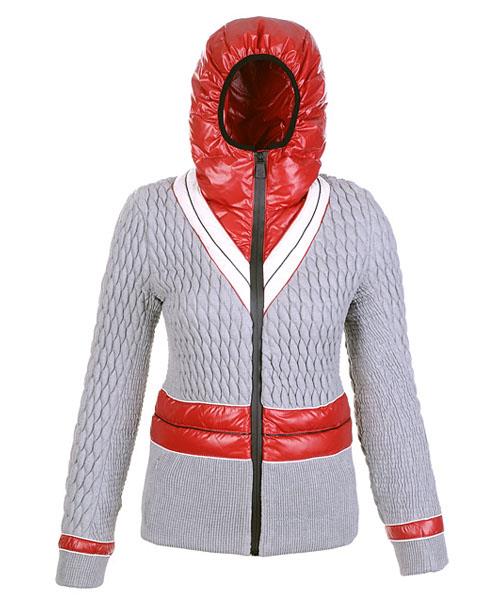 moncler ned jakker womens zip hooded gray Temperament d0ota