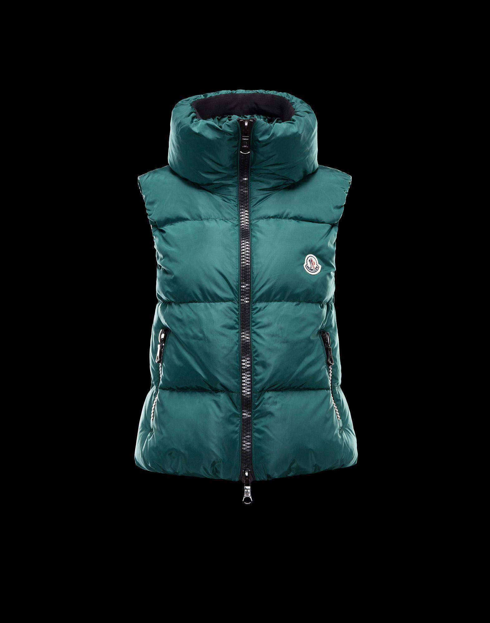 moncler pety top quality womens down vester gre På Salg Rimelig 4v7fd