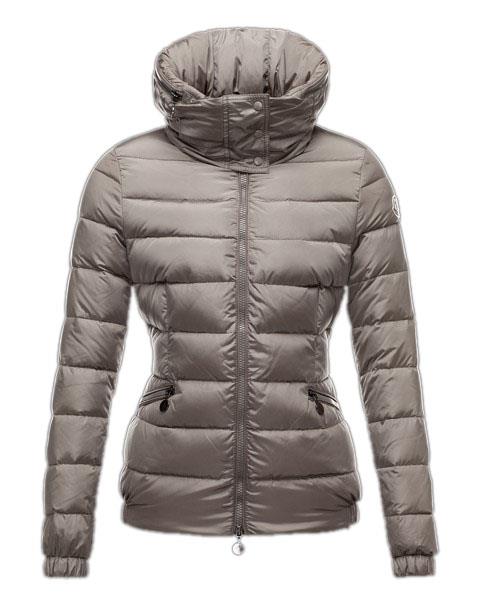 moncler sanglier populære jakker womens zip collar silver gray Lær Virksomhet 5y53t