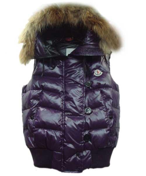 moncler tarn womens down vest rabbit hatter zip purple Engros Billig 9wn9w