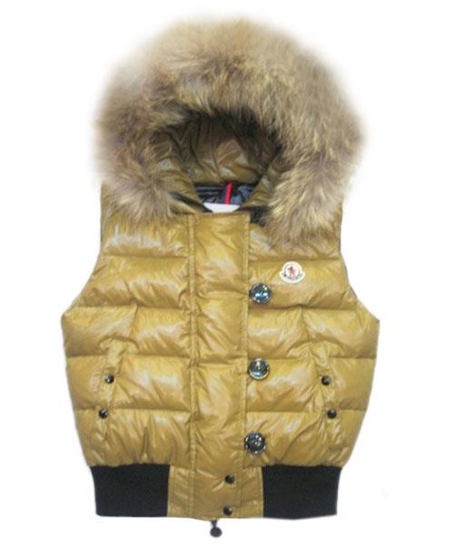 moncler tarn womens down vest rabbit hatter zip yellow Mote Klær 2017 0u5kr