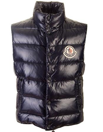 moncler unisex vest - quilted varmere body navy Kjente Klesmerker k453w