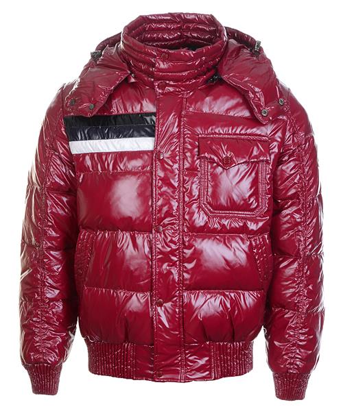 moncler winter classic menn jakker fabric smooth shiny red På Salg Billig as8sz