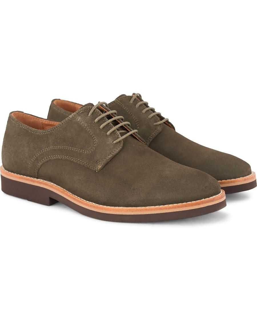 morris derby suede shoe olive Design Sko h0q63