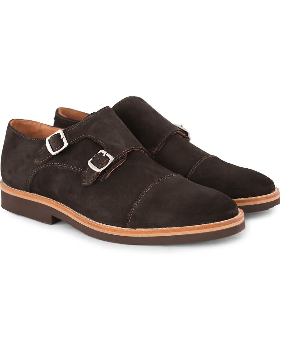 morris double monk suede dark brown Ny Ankomst 8s3ah