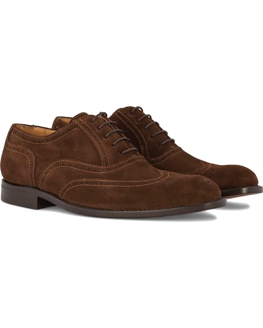 morris enmore brogue suede brown Salg Salg qhkh0