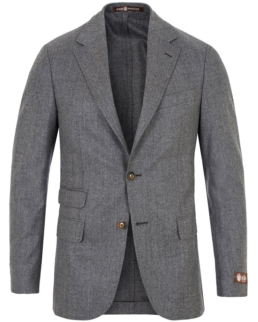 morris heritage frank light flannel blazer light grey Klassisk Toronto zxmdg