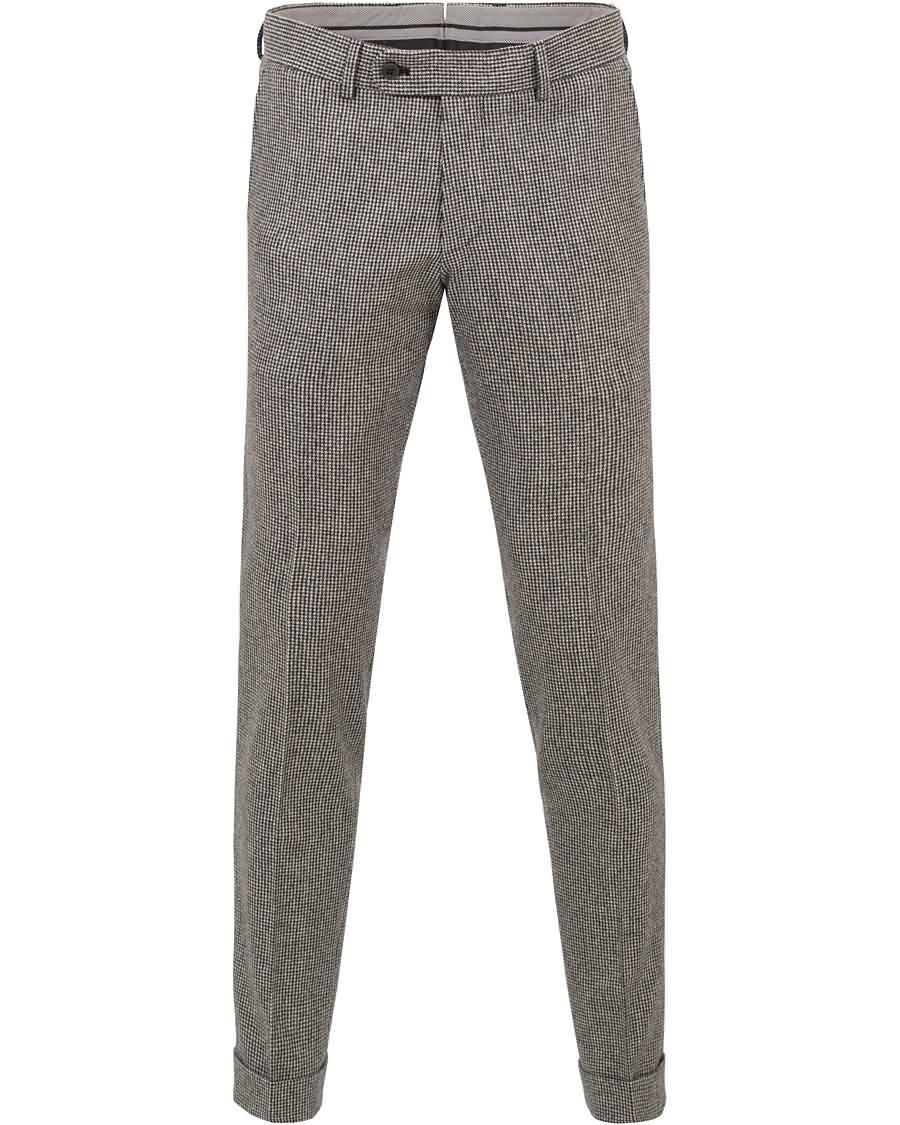 morris heritage fred pepita trousers grey Style Rimelig lo840