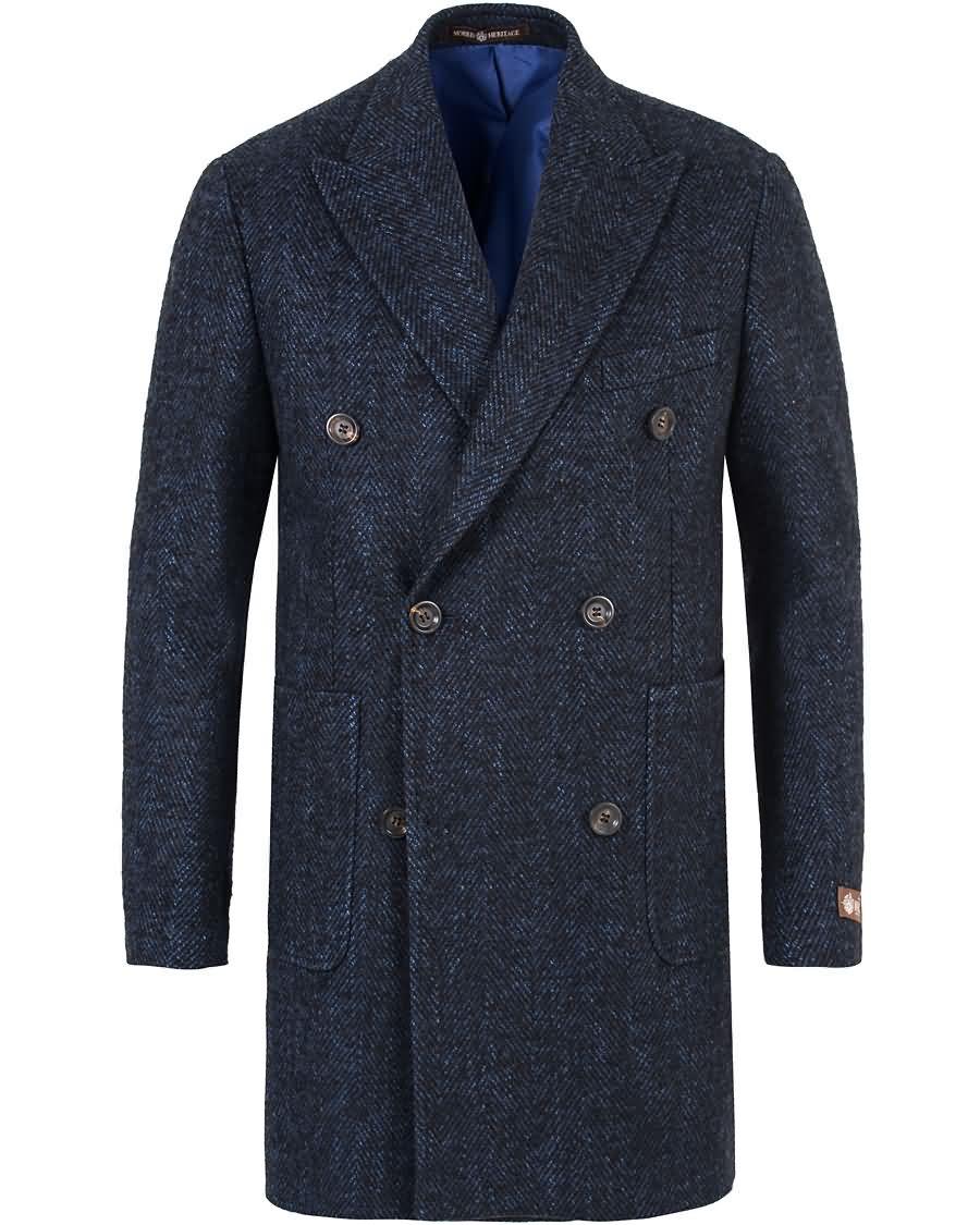 morris heritage herringbone coat blazer navy På Salg Stikkontakt ys3xk