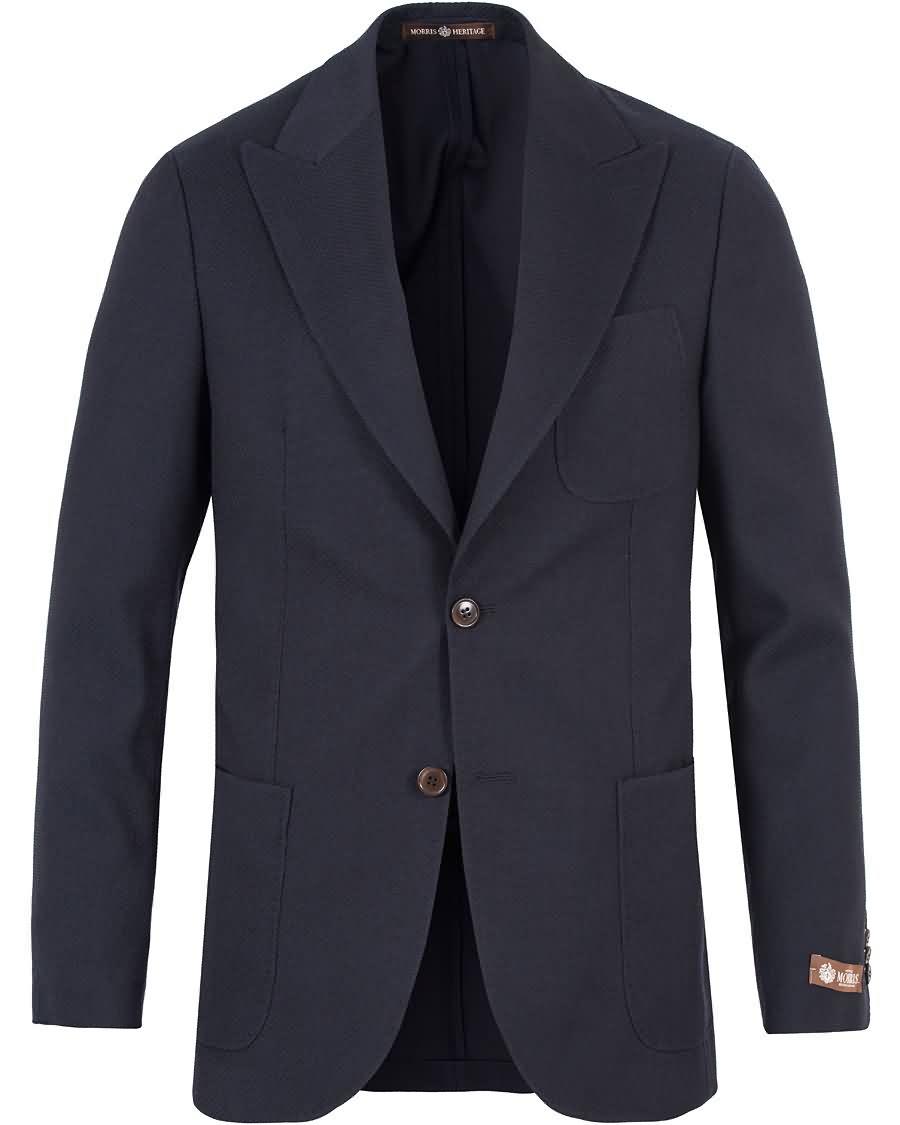 morris heritage mike structured blazer dark navy Tynn Ingen Skatt iey7h