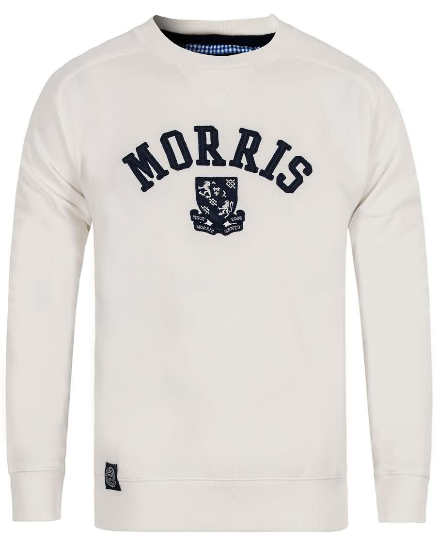 morris humble sweatshirt off white På Salg Billig m5583