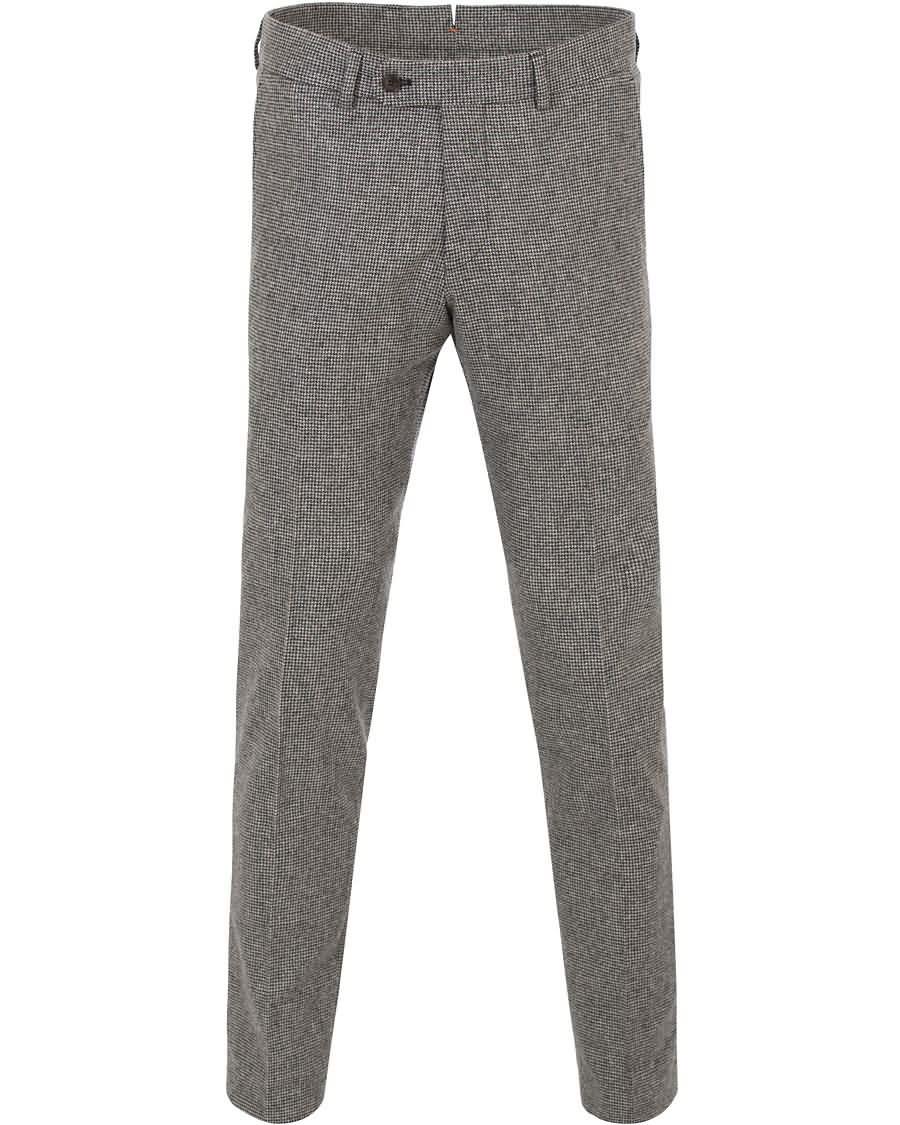 morris rodney pepita wool trousers salt pepper Engros Klær nsxqf