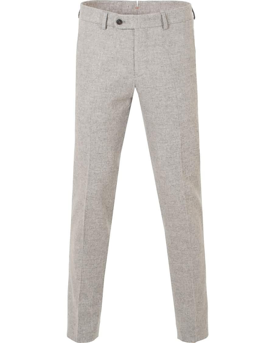 morris rodney wool trousers light grey Vakker Pris ef668