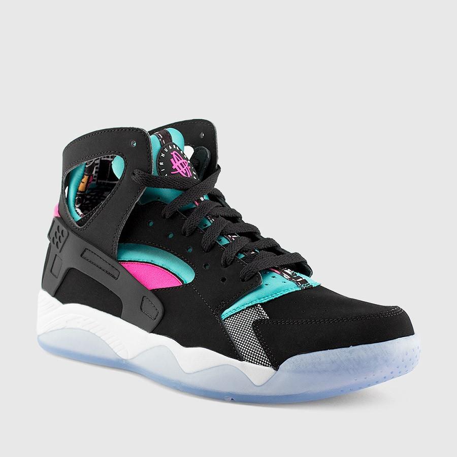 nike air flight huarache menn svarterosa powhvitlett retro sko Aerobic Sko z8js8