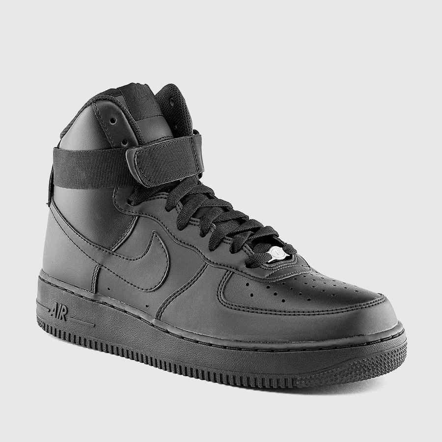 nike air force 1 high 07 menn svarte sko Opprinnelige Stilen yxnmz