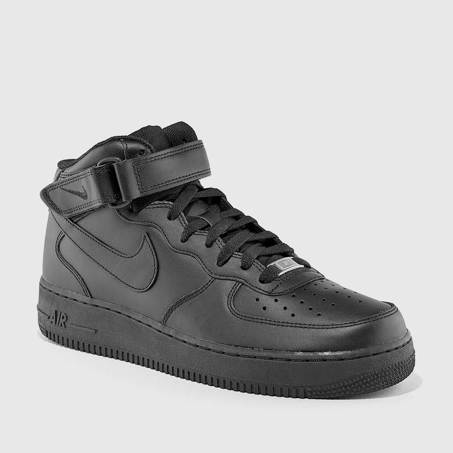 nike air force 1 mid 07 menn svarte sko Virkelig Rimelig m34fq