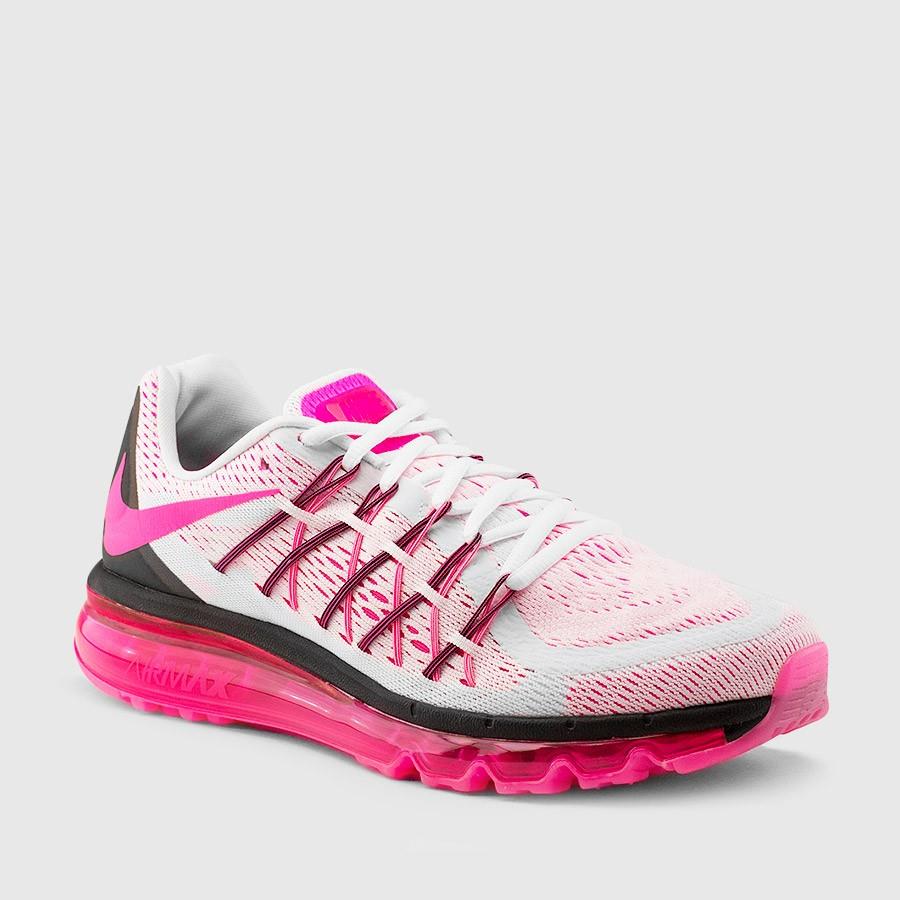 nike air max 2015 kvinner hvitsvarterosa pow sko Rosa Opprinnelige cuvoh